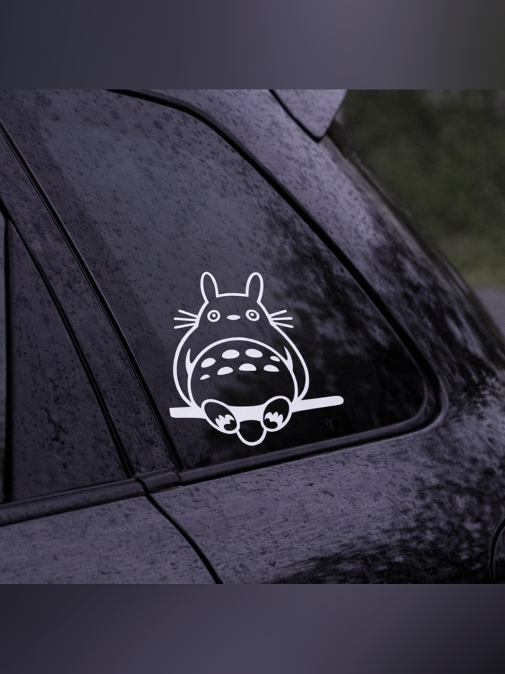 🔥5/$35🔥 Totoro White Vinyl Decal